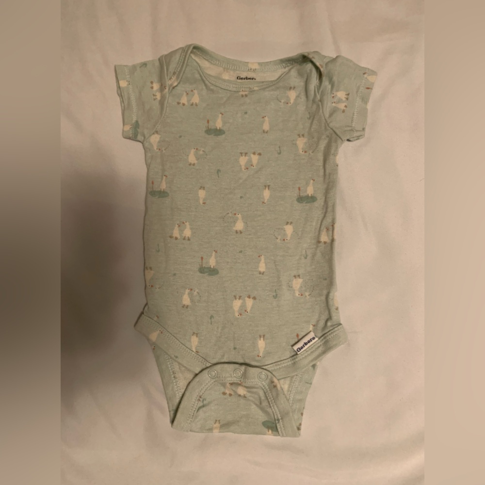 Carter's Green Baby Onesie